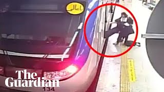 Armita Geravand Iranian girl in coma after boarding train without hijab [upl. by Oirogerg]