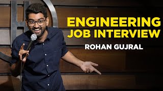 Engineering Job Interview  Standup Comedy By Rohan Gujral [upl. by Baalman]