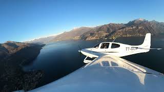 20231216  Milano Bresso  Lago di Como  Cirrus SR20  Volo Aviazione Generale Aeroclub Milano [upl. by Diad]