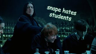 snape hating students for 3 minutes straight [upl. by Erreipnaej806]