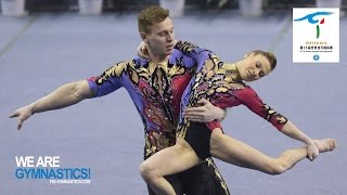 HIGHLIGHTS  2016 Acrobatic Worlds Putian CHN – Mixed Pairs  We are Gymnastics [upl. by Alisha]