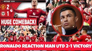 CR7S VERDICT  Ronaldo on Uniteds Stunning 21 Win vs Brentford [upl. by Tnahs]