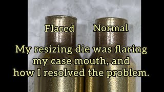 When your 65 Creedmoor resizing die flares your casemouth and how to resolve it [upl. by Loux]