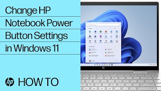 How to Change the Function of the Power Button in Windows 11  HP Notebooks  HP Support [upl. by Adlez]