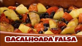 Receita de BACALHOADA FALSA [upl. by Irmina36]