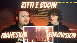 Måneskin  Zitti E Buoni  Italy 🇮🇹  Grand Final  Eurovision 2021  Reaction [upl. by Ziul]