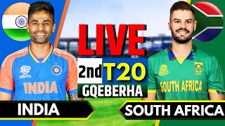 India vs South Africa 2nd T20  Live Cricket Match Today  IND vs SA Live Match Today  IND Batting [upl. by Sheridan]