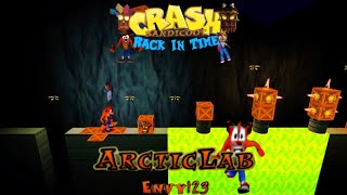 Crash Bandicoot  Back In Time Fan Game Custom Level Arctic Lab By Envy123 [upl. by Iraj]