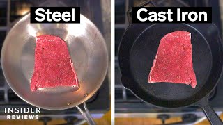 Stainless Steel VS Cast Iron Which Should You Buy [upl. by Sucramd]