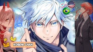 Chainsaw react Satoru Gojo Denji as GojoJujutsu Kaisen TikToks 🇺🇲🇧🇷BrEUA [upl. by Astrahan619]