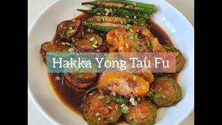 Moms Hakka Yong Tau Foo in Tauchu Sauce  Stuffed Vegetables [upl. by Scottie]