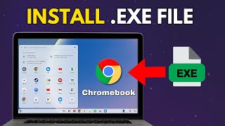 HOW TO RUN EXE FILES ON CHROMEBOOK  How to download install exe files on Chromebook using Wine [upl. by Amitak330]