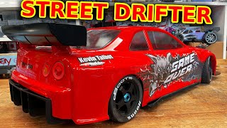 Nissan Skyline R34 RC Street Race Drift Car build [upl. by Rockwood]