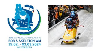 4man Bobsleigh Race WCH Winterberg  Heat 4 [upl. by Ydarg890]