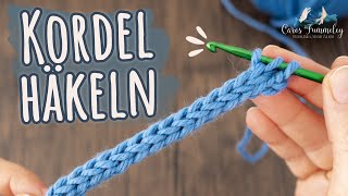 Schneller als mit Stricknadeln icord amp Kordel häkeln [upl. by Nihsfa]