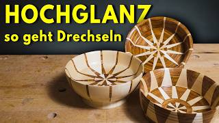 Drechseln mit Leidenschaft Holzschüsseln mit perfekter Oberfläche [upl. by Eibor844]