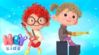 Musical Instruments 🥁🎷  Song for Kids  HeyKids Nursery Rhymes [upl. by Etti]