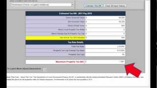 Property Tax Calculator [upl. by Rednazxela]