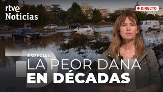 DANA TELEDIARIO ESPECIAL con ALEJANDRA HERRANZ en la ZONA CERO del TEMPORAL  RTVE [upl. by Anaitak14]