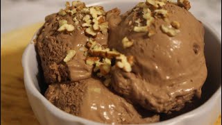 Low CarbKeto Chocolate Crunch Frozen Yogurt [upl. by Yraunaj]