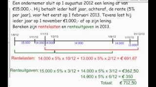 Rente berekenen met tijdlijn [upl. by Doowle501]