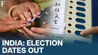 India’s Poll Panel Announces Dates for General Election 2024 [upl. by Myrlene]