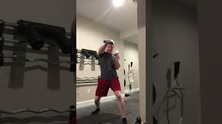 Shadow Boxing with Weights 🥊👻 boxing boxingtraining shadowboxing [upl. by Minton]