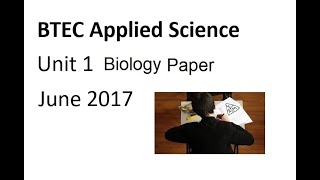 2017 Unit 1 Biology Paper [upl. by Itteb]