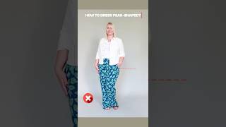 Styling tip for pearshaped body type fashiontips [upl. by Leinod]