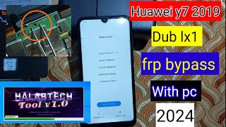 Huawei y7 2019 Dub Lx1 unlock the device to continue frp Bypass 2024  Y7 2019 Google account unlock [upl. by Tye365]