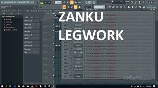 How to make zanku beat in fl studio  flp [upl. by Vial758]