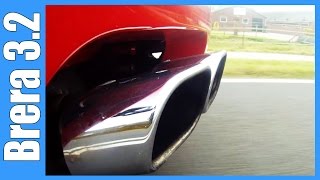 Alfa Romeo Brera 32 V6 Q4 NICE GoPro Exhaust Sound [upl. by Eelyahs]