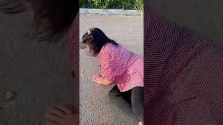 Stray dog ​​sacrifices himself to repay woman BraveDogShowshorts [upl. by Nnyleuqcaj]