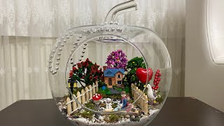 Teraryum nasıl yapılır   Как делается террариум   Сделаем террариум вместе  DIY Terrarium [upl. by Salisbarry]