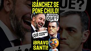 ¡SÁNCHEZ PIERDE LOS PAPELES 💣 Abascal lo acusa de someter a España a fanatismos [upl. by Boone]