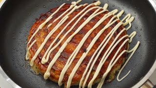 Okonomiyaki Japanese Street Food [upl. by Papagena774]