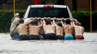 Hurricane Harvey storm surge video [upl. by Aramoiz]