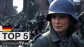 TOP 5 Deutsche Kriegsfilme [upl. by Salhcin]