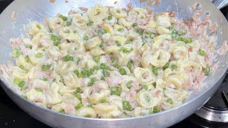 TORTELLINI PANNA PISELLI E PROSCIUTTO [upl. by Ainezey]