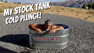 Stock Tank DIY Cold Plunge [upl. by Amsirhc]