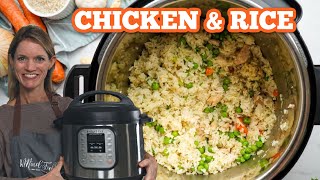 Instant Pot Chicken and Rice An Easy 30Minute OnePot Meal [upl. by Nelleus]