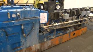 Used Werner amp Pfleiderer 92mm Twin Screw Extruder  stock  43787001 [upl. by Gale830]