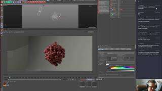 Redshift C4D Color Layers Particles and Volumes LIVE TUTORIAL [upl. by Bonar]