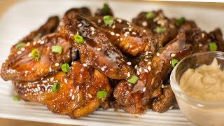 Barbecue Chicken Wings  BBQ Chicken Wings [upl. by Mines]