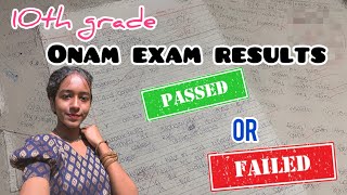 Onam exam results  10th grade  Hrithwika Manoj [upl. by Hull]