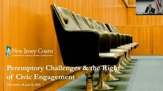 Judicial Conference on Jury SelectionPeremptory Challenges and the Right of Civic Engagement [upl. by Tegan]