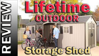 Lifetime 60127 Outdoor Storage Shed Review [upl. by Trebeh849]