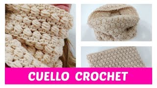 Cuello crochet paso a paso [upl. by Esiouqrut314]