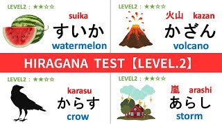 【HIRAGANA】100 HIRAGANA READING TEST  ALL LEVEL2｜Japanese Hiragana Quiz [upl. by Shanda]