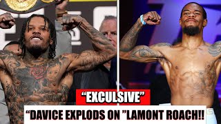 Tank Davis Goes off on Lamont Roach at Fiery Press Conference  lamontroach tankdavis fightclub [upl. by Semaj]